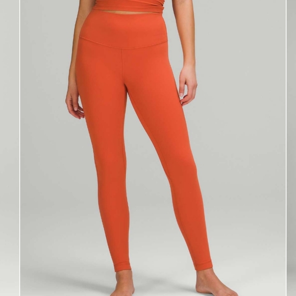 lululemon athletica Pants - Lululemon Align High-Rise Pant 28" Canyon Orange